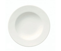 Luzerne - China White Plate Deep Rim