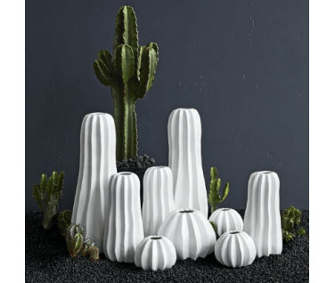 ASA Cactus Vase White