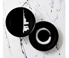 Degrenne - Arty Black Creation Plate