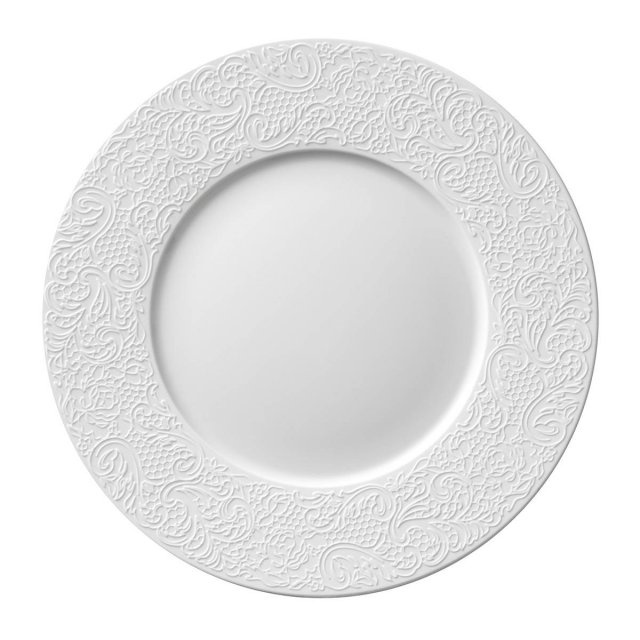 Πιάτο Ρηχό 28cm Degrenne L-Couture Λευκό 