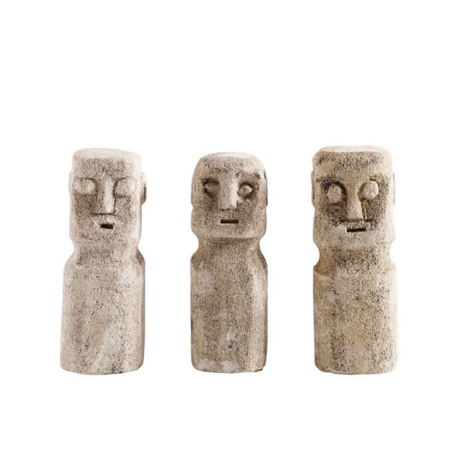 Αγαλματίδια Από πέτρα 15cm Muubs Ray - Σετ 3