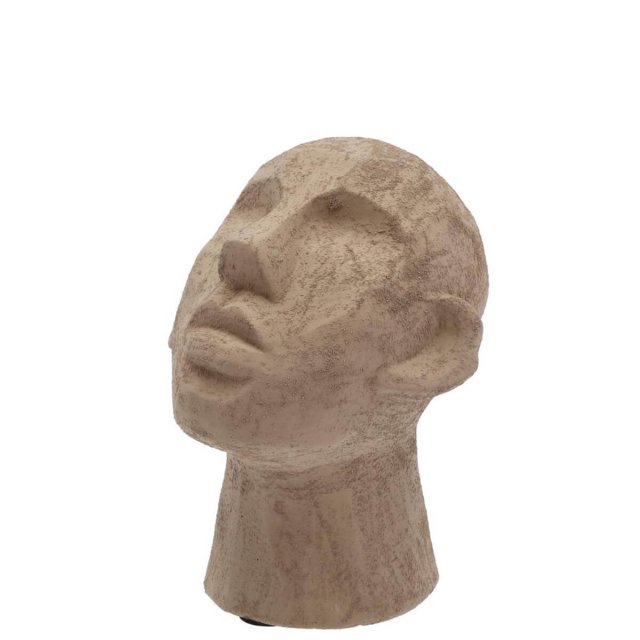 Διακοσμητικό φιγούρα κεφάλι 16x18x23cm Villa Collection Talvik cement grey-brown