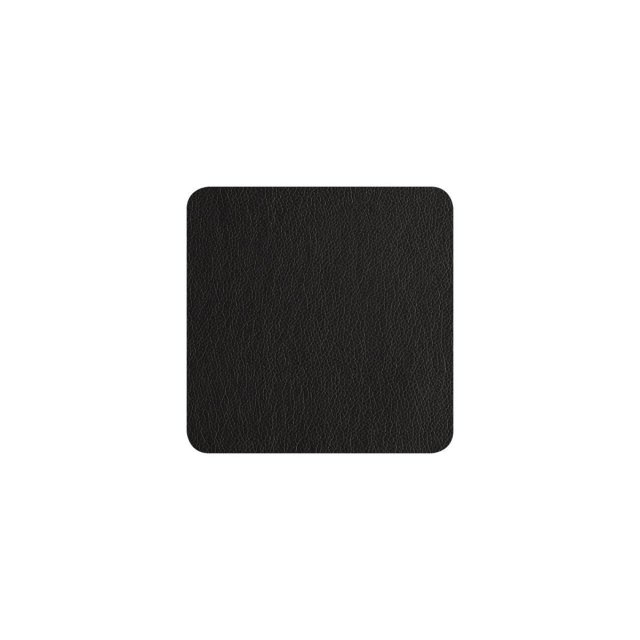 Σουβέρ Leather optic fine Asa 10x10cm Black